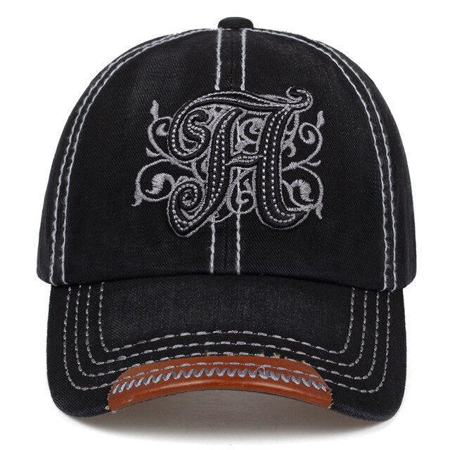 High quality fashion letter embroidered baseball cap