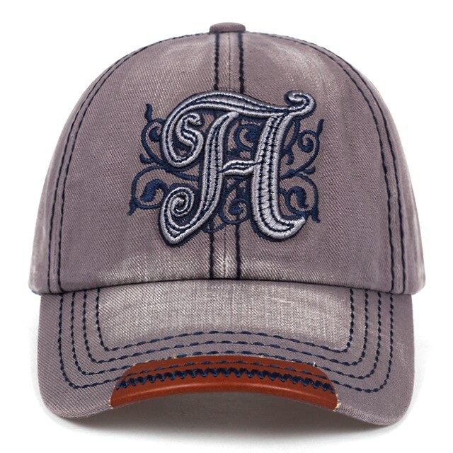 High quality fashion letter embroidered baseball cap