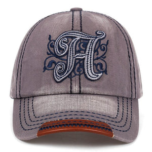 High quality fashion letter embroidered baseball cap