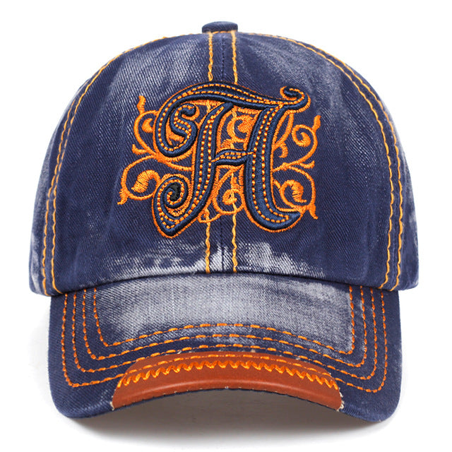 High quality fashion letter embroidered baseball cap