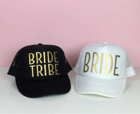 VORON Gold Print BRIDE TRIBE Mesh Baseball Cap