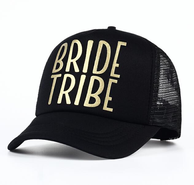 VORON Gold Print BRIDE TRIBE Mesh Baseball Cap
