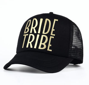 VORON Gold Print BRIDE TRIBE Mesh Baseball Cap