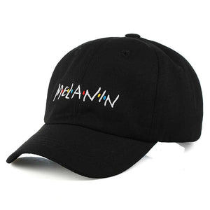 2019 New MELANIN Letter embroidery baseball Cap