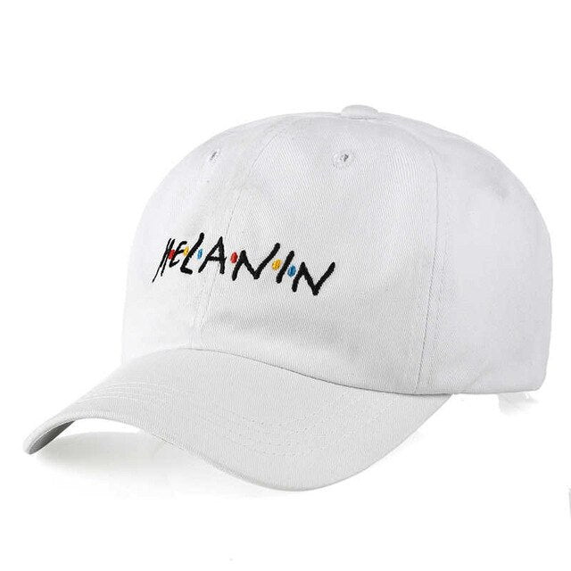 2019 New MELANIN Letter embroidery baseball Cap