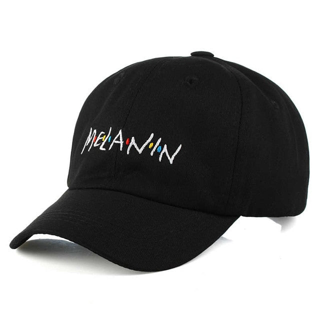 2019 New MELANIN Letter embroidery baseball Cap